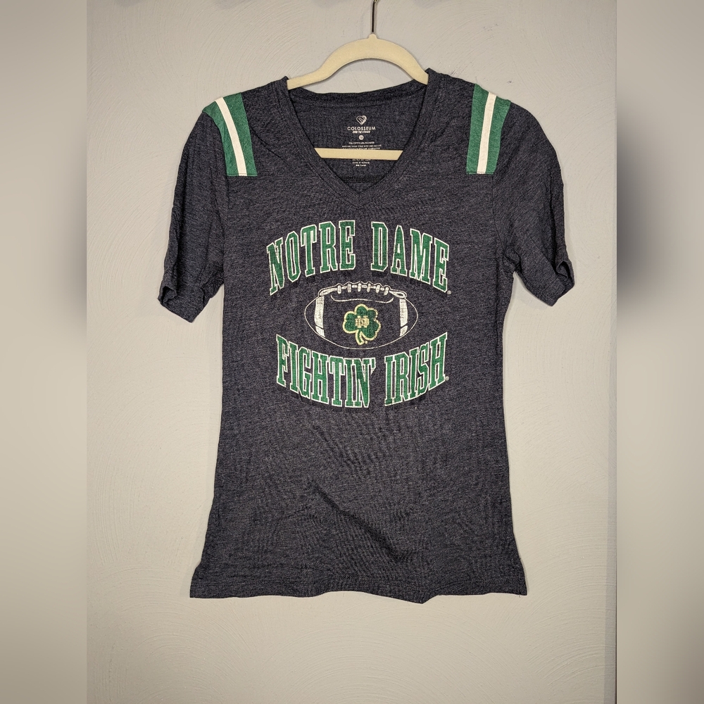Notre Dame Football T-Shirt - Women's Medium